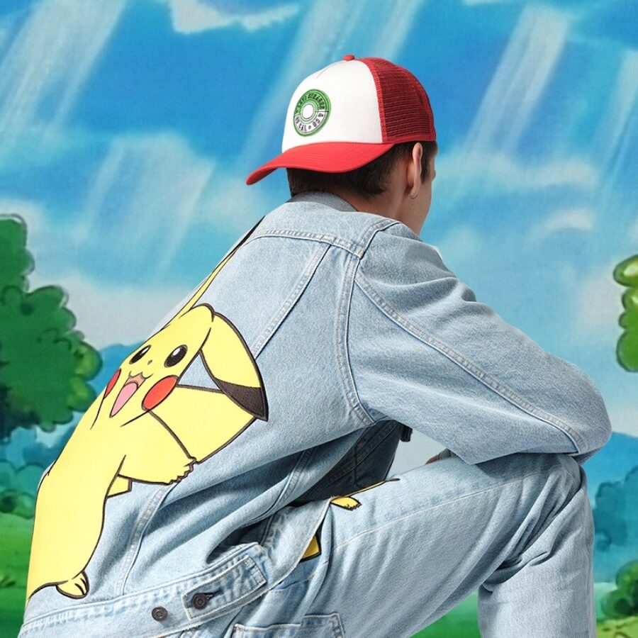 Levi's x Pokémon ピカチュウ Gジャン L Levi's（リーバイス）の「VINTAGE FIT TRUCKER POKEMON
