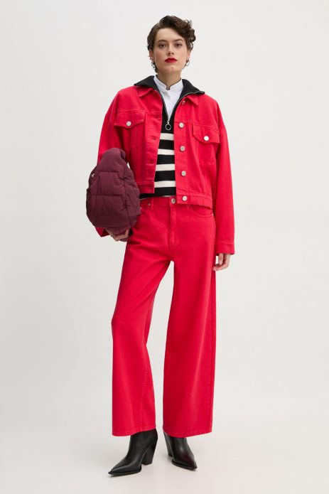 czerwone spodnie damskie