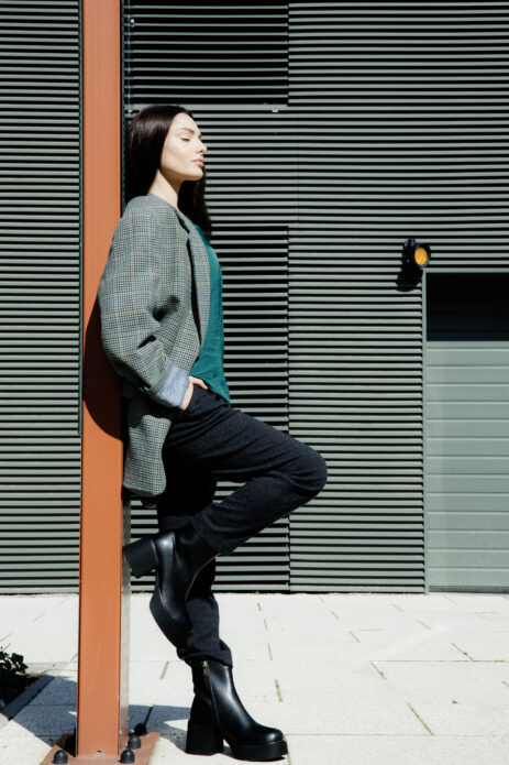 czarne spodnie damskie